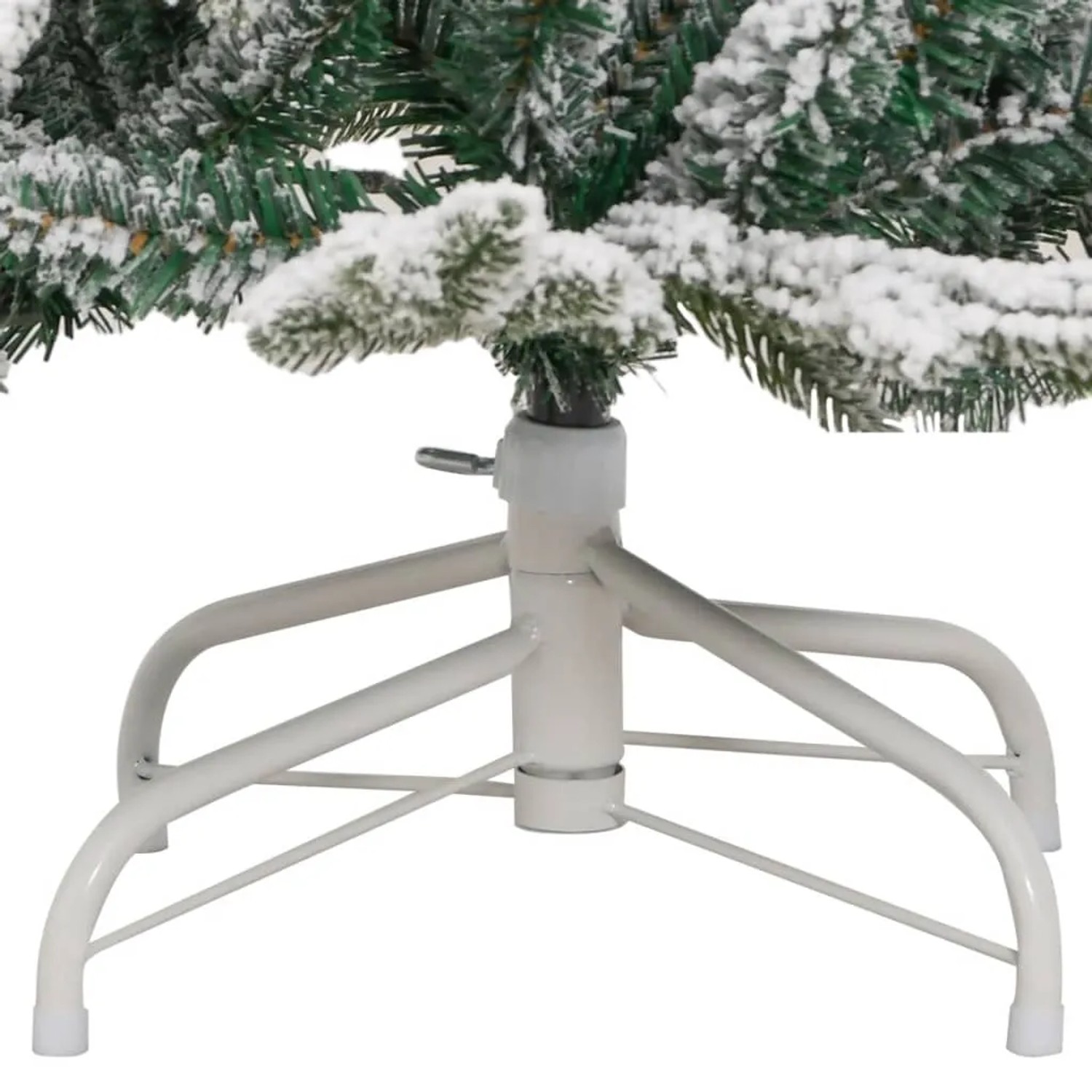 vidaXL Künstlicher Weihnachtsbaum Klappbar Beschneit 150 cm Modell 5 kaufen bei OBI