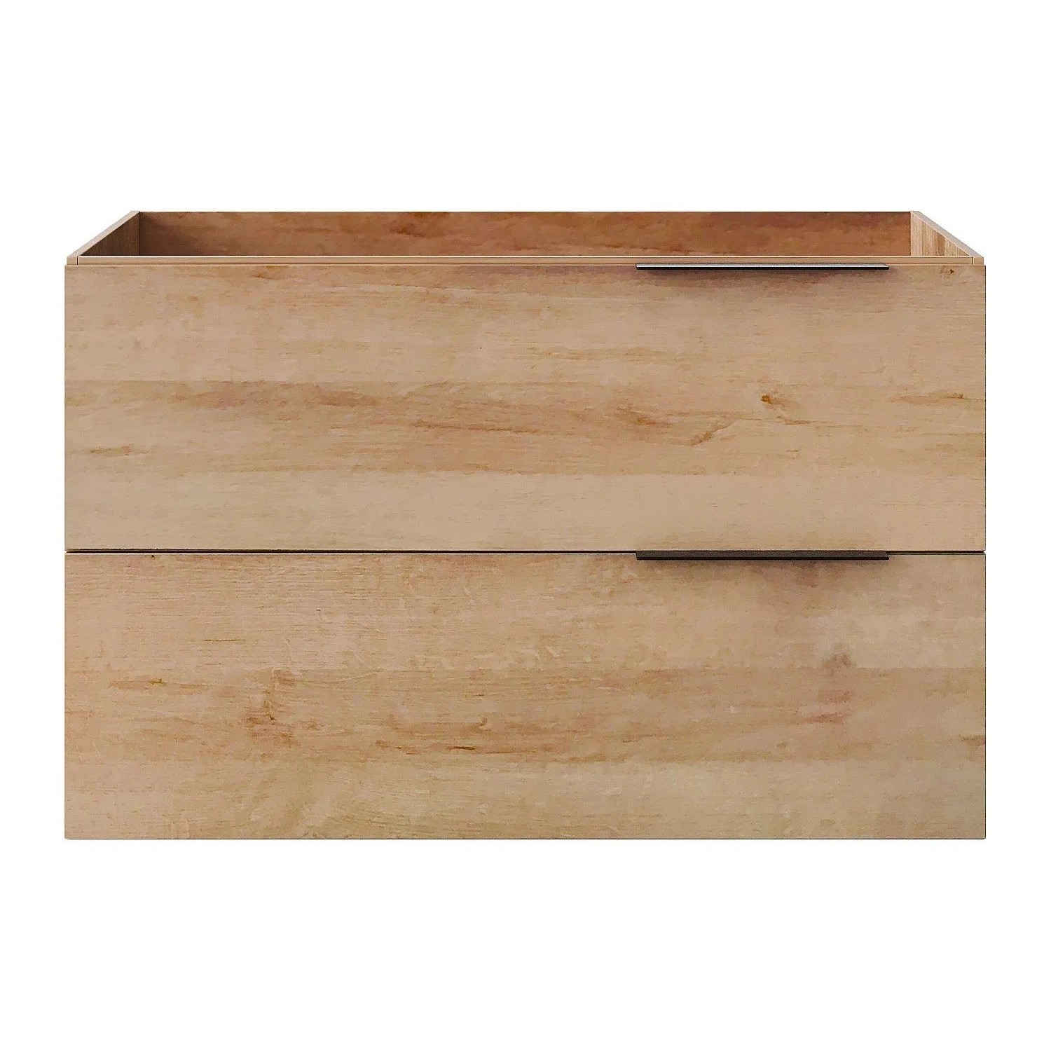 Vente-unique Waschbeckenunterschrank Nisaya Naturfarben Hell 80 cm