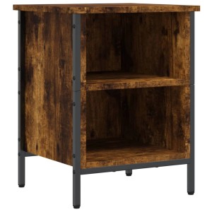 vidaXL Schuhregal Räuchereiche 38x35x50 cm Holzwerkstoff 831830