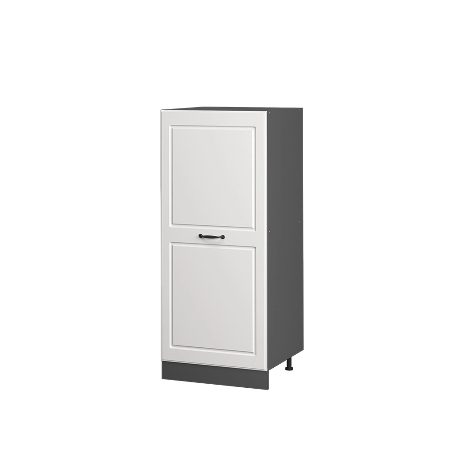Vicco Hochschrank R-Line Küchenkommode Weiß Landhaus/Anthrazit 60 cm günstig online kaufen