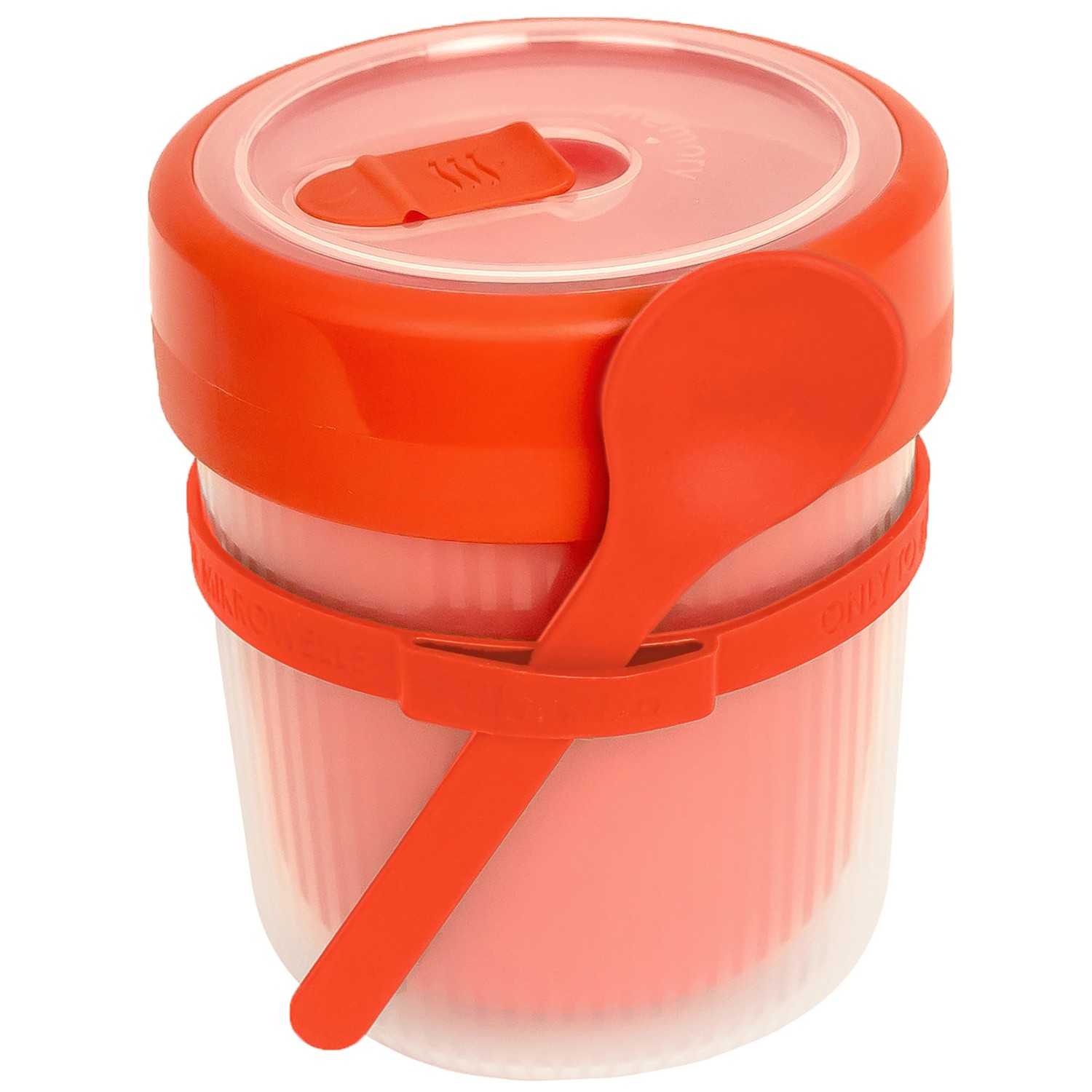 Rotho Thermotasse Memory B3 mit Löffel 0,5, Papaya