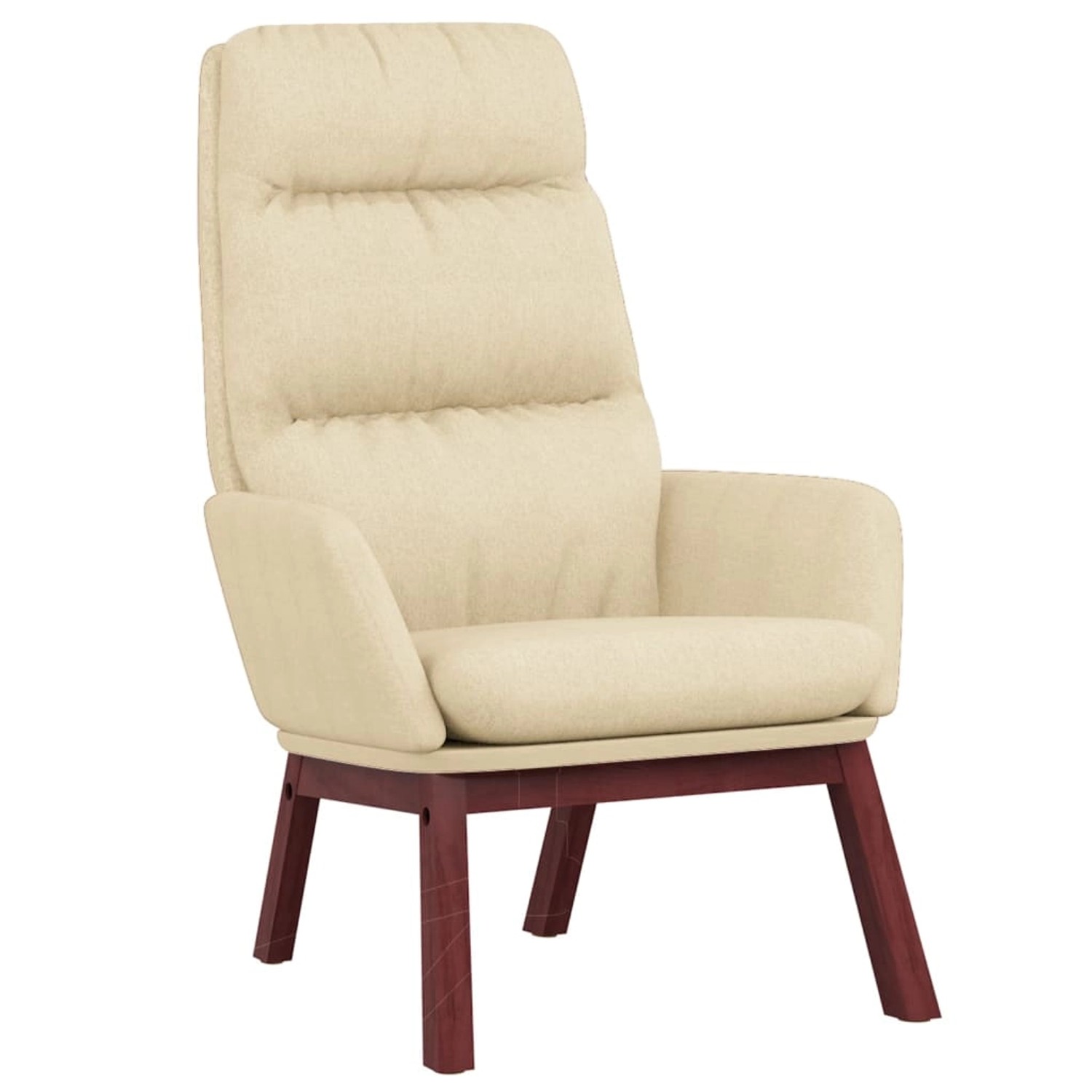 vidaXL Relaxsessel Creme Stoff 341161