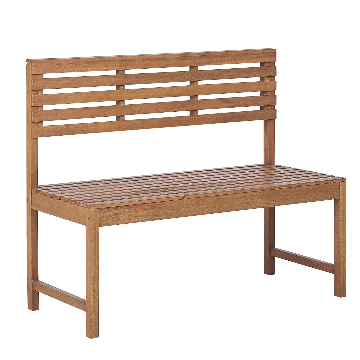 Beliani Gartenbank Heller Holzfarbton 50x110x92 günstig online kaufen