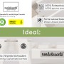 Detailaufnahme: needs&wants Pflanzenregal Bloomy1, weiß lasiertes Fichtenholz, verzinkte Schrauben.