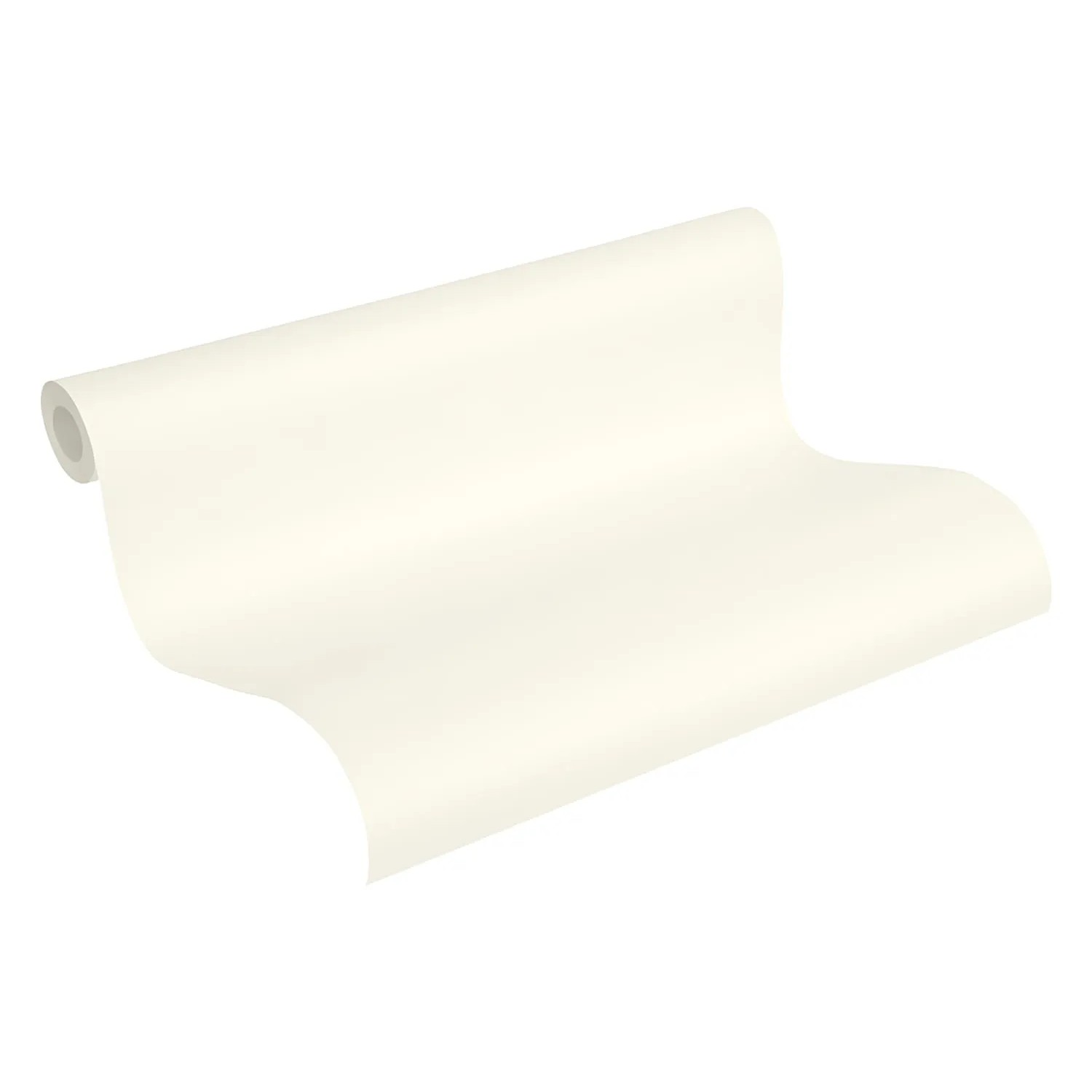 Rolle PROFHOME Vliestapete, Uni, matt, Creme. Dekorative Tapete für Wohnräume.