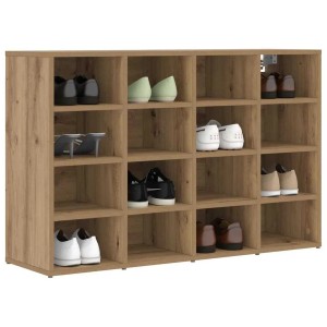 vidaXL Schuhschrank Artisan-Eiche 103 x 30 x 67 cm Holzwerkstoff 875219