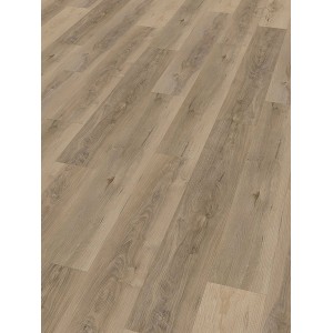 Check One Click-Vinylboden Heinrich Eiche, Detailansicht der Oberfläche mit Holzstruktur.