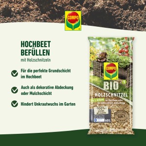 Compo Bio Holzschnitzel 1 x 60 l