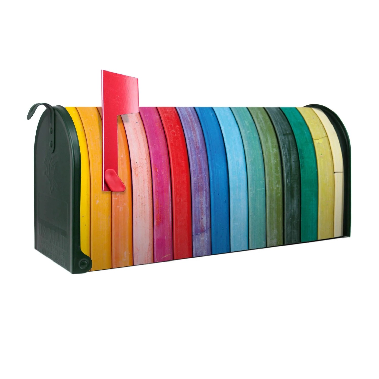 Banjado Amerikanischer Briefkasten Grün 48x22x16cm US Mailbox Letterbox Pos günstig online kaufen