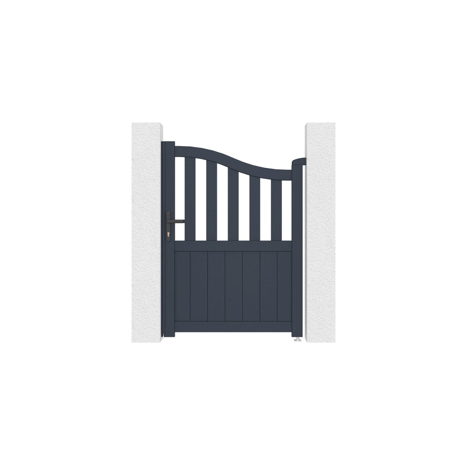 Casanoov Tor 1 M Meije H 1 4 M Grau & 2 Eifel Pfosten H 166 Cm Grau günstig online kaufen