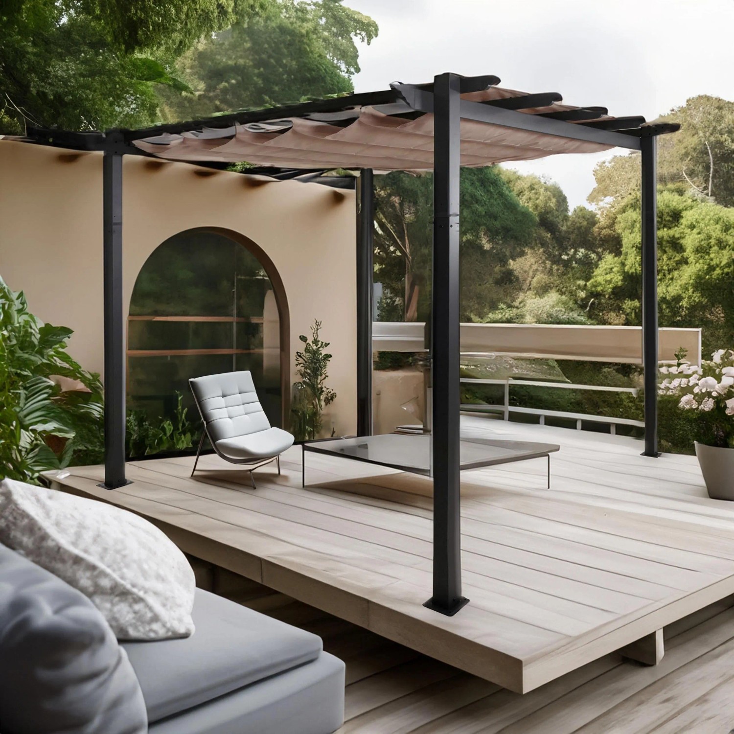 MCW Pergola N93 Taupe 3x3m
