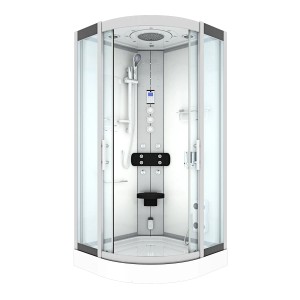 AcquaVapore D46-20T3 Dampfdusche 100x100 cm mit Regendusche, Handbrause und Massagedüsen.
