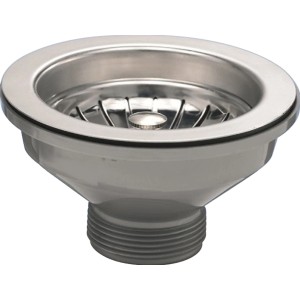 Pyramis Siebkorbventil 92mm für Spüle ohne Überlauf, manuelle Bedienung.