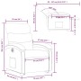 vidaXL Relaxsessel mit Aufstehhilfe Elektrisch Braun Kunstleder 3204056_17