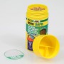 Jbl Pronovo Daph 100ml Fischfutter Dose mit geöffnetem Deckel und Wasserflöhen.