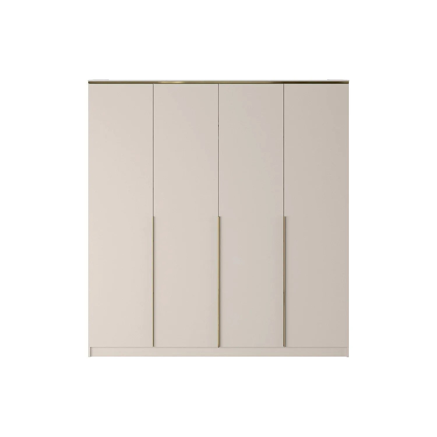 Vente-unique Kleiderschrank Vukia Beige 200 cm