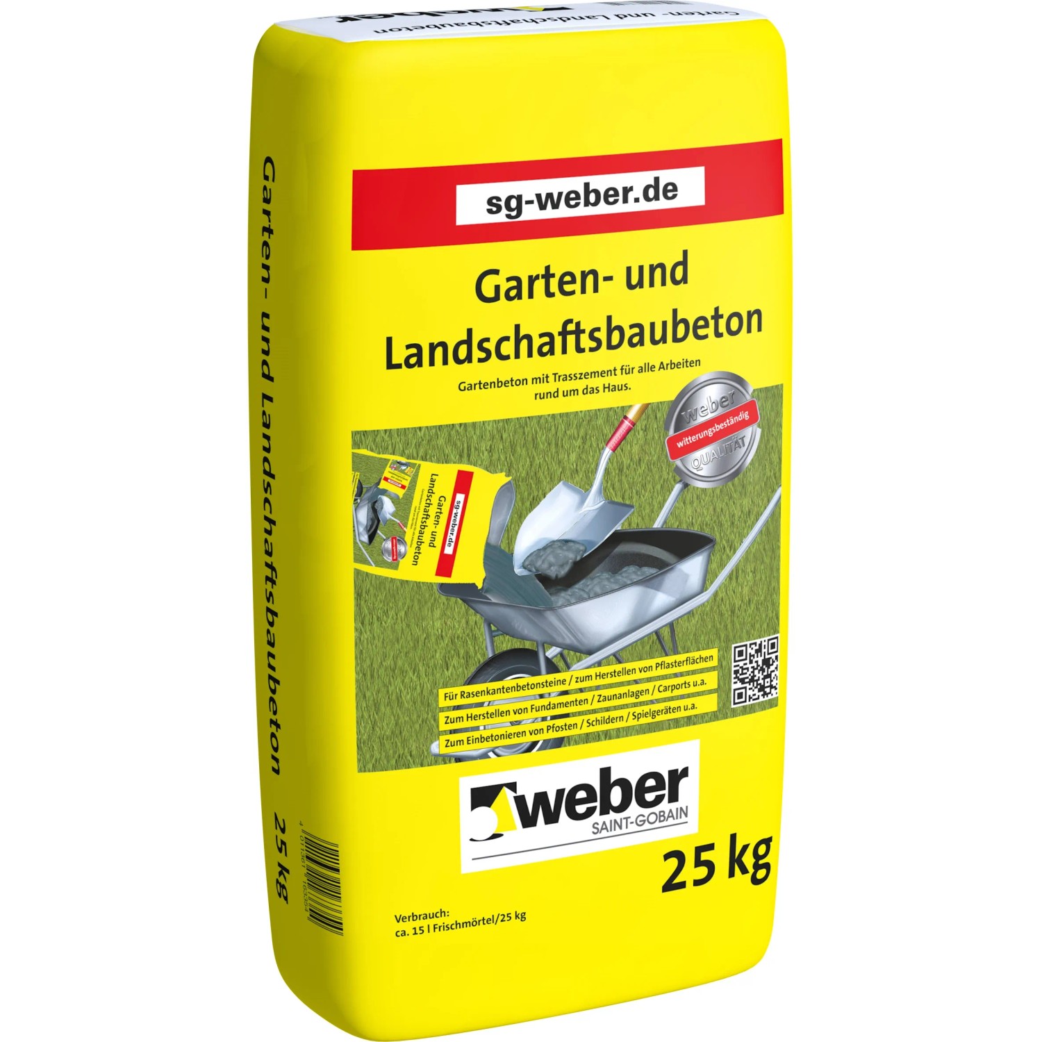 Weber Fundamentbeton erdfeucht 25 kg kaufen bei OBI