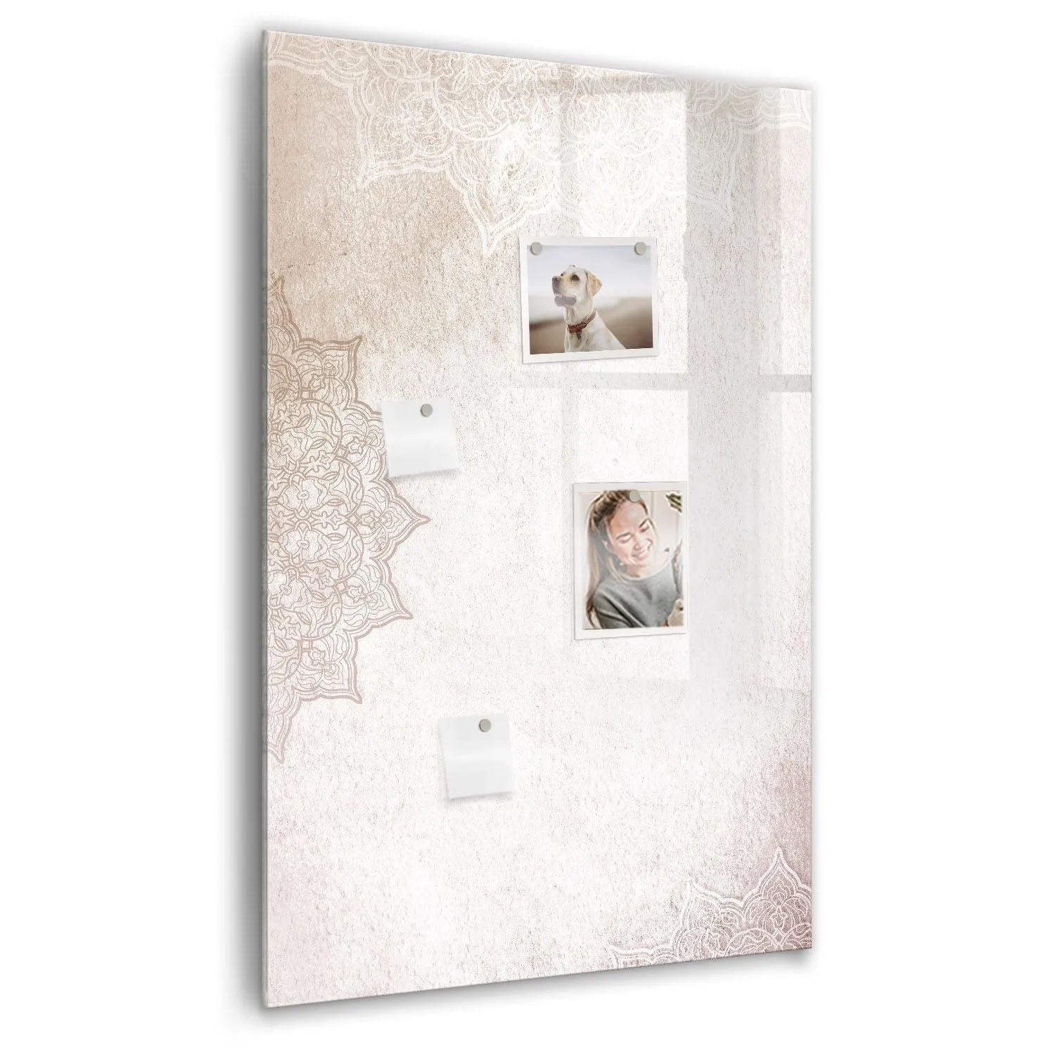 Tulup Glas Magnettafel Mandalas 60x90 cm Magnettafel Zum Beschriften Schwar günstig online kaufen