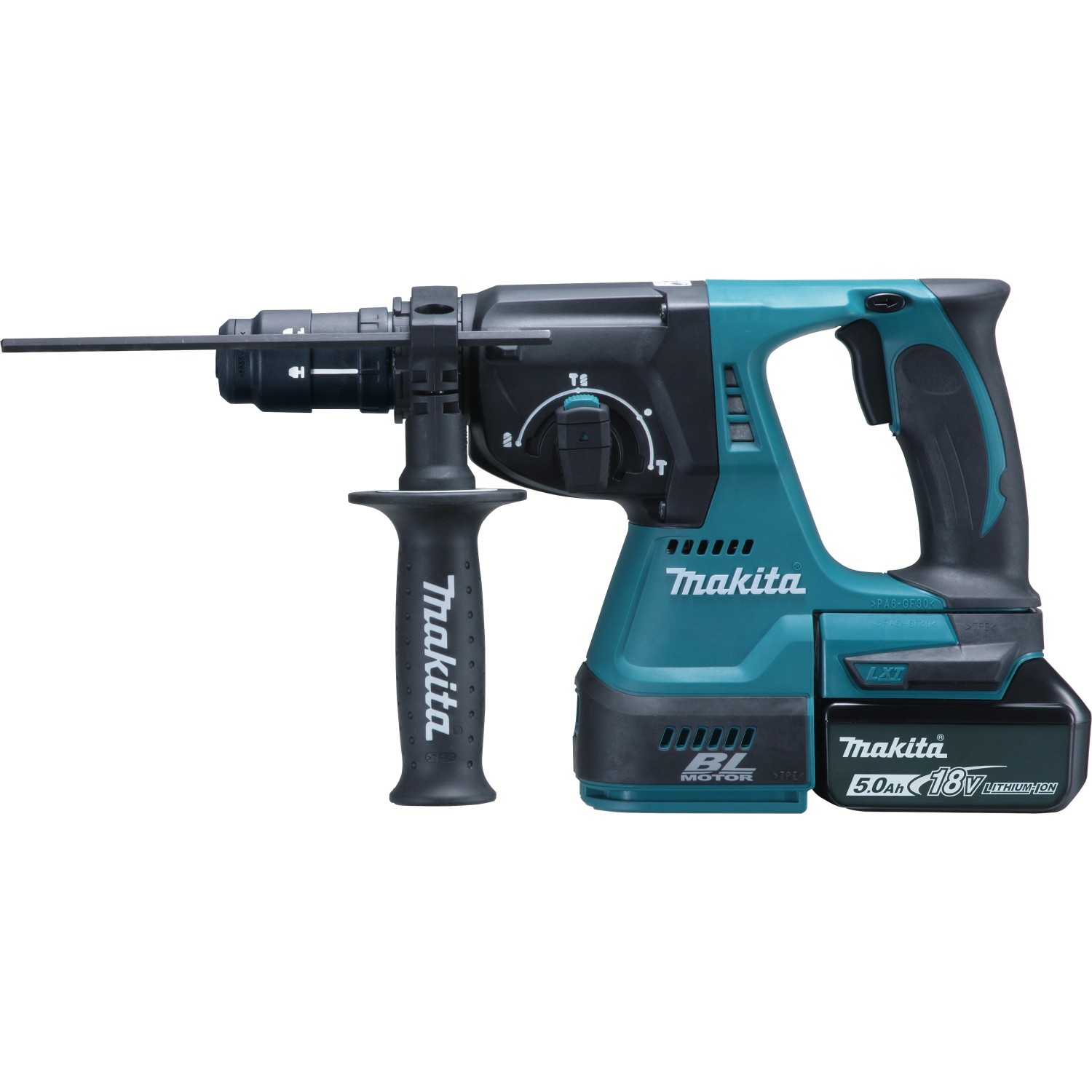 Makita 18 V Akku-Kombihammer DHR243RTJ inkl. 5 Ah Akkus mit Tasche