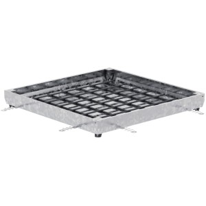 ACO Schachtabdeckung FI 2.0 Flex C250, Stahl verzinkt, 400x600 mm, für Drainage und Grundwasserschutz.