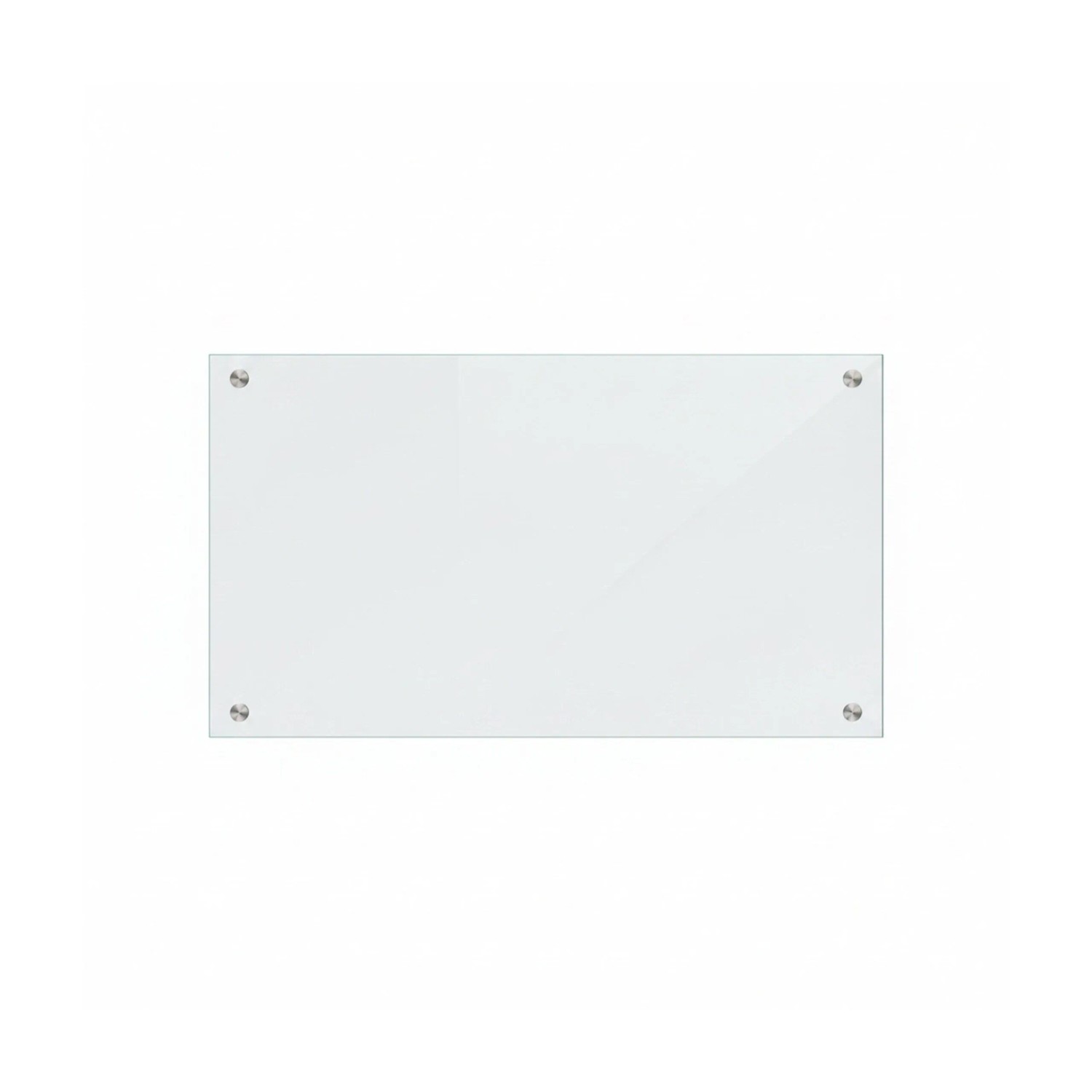 Relaxdays Spritzschutz Sicherheitsglas Transparent Bruchfest 100 cm x 40 cm