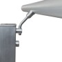 Detailaufnahme: Treba Geländer-Set CB2, Bodenmontage, Aluminium eloxiert, Handlaufbefestigung.