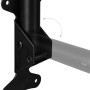 Relaxdays Fahrrad Wandhalterung Eisen Schwarz Klappbar 44 cm x 27 cm x 9 cm_5