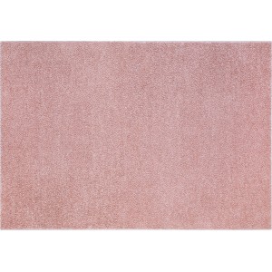 Rosa Kurzflor Teppich (160x230 cm) – Klassischer Teppich für Wohnräume.