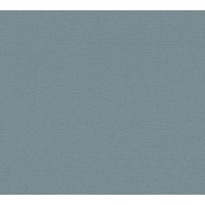 Einfarbige, taubenblaue Vliestapete von Bricoflor. Uni Tapete in Grau-Blau für Wohnzimmer und Küche.