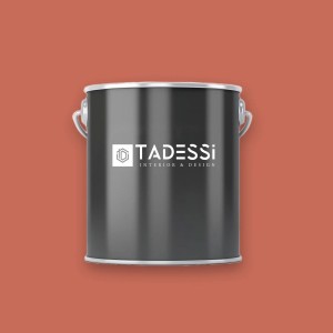 Tadessi Wandfarbe Violett Aubergine matt, 1 l Dose. Hochdeckende Dispersionsfarbe für Innenräume.