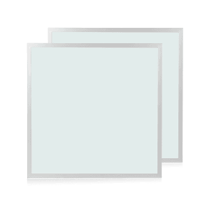 LUXULA 2er-Set LED Panel 62x62 cm 36W 3600lm 6000K Kaltweiß Büro- Deckenleuchte Backlit Einbauleuchte für Rasterdecken