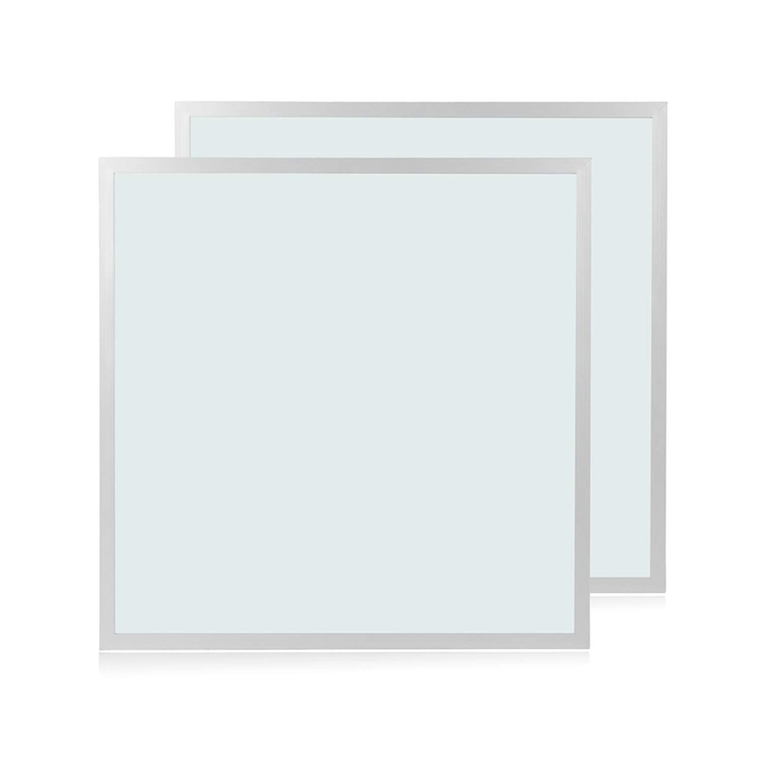 LUXULA 2er-Set LED Panel 62x62 cm 36W 3600lm 6000K Kaltweiß  Büro- Deckenle günstig online kaufen