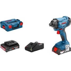 Bosch Professional Akku-Schlagschrauber GDR 18V-160 Set mit Akkus, Ladegerät und L-Boxx.