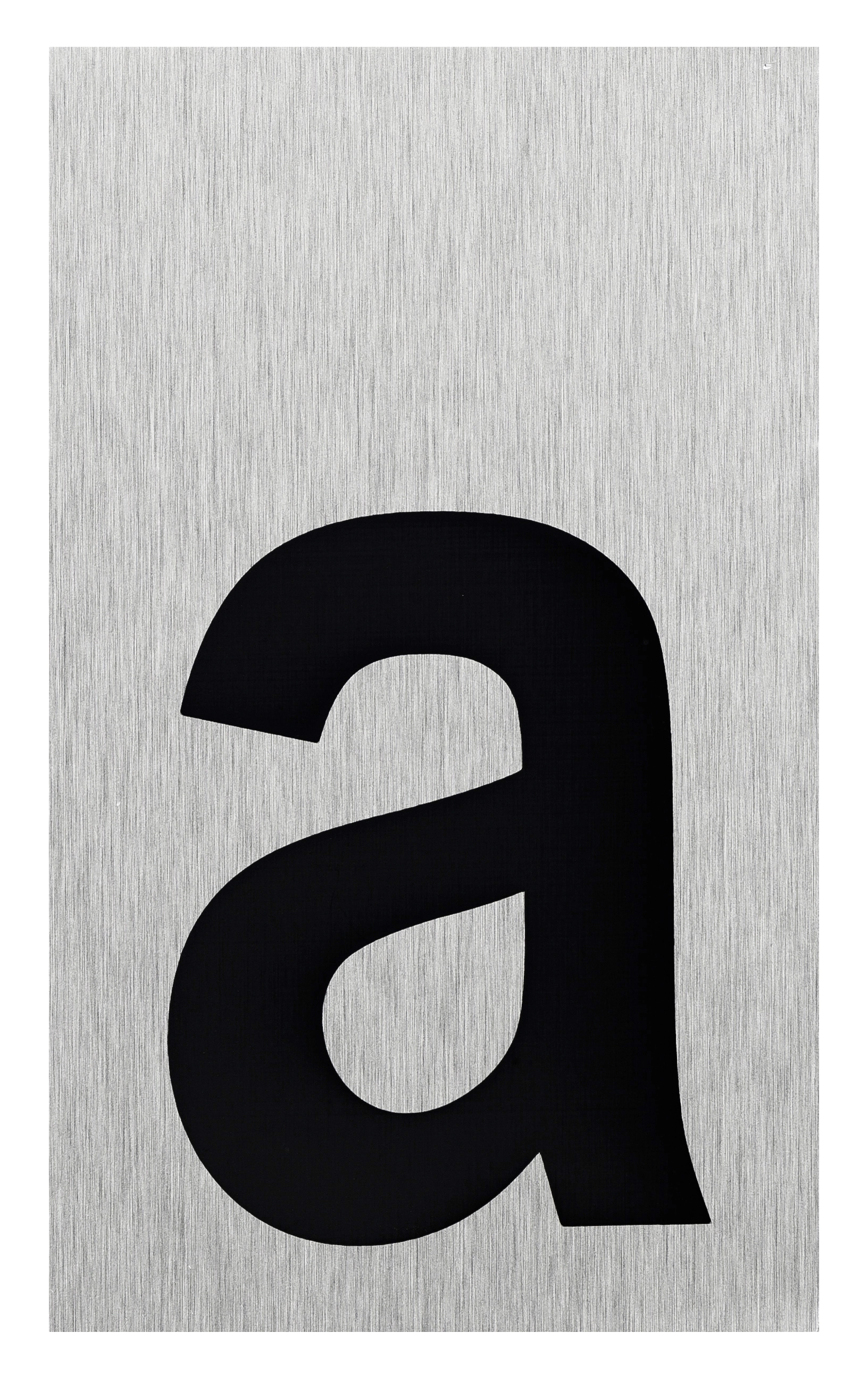 Buchstaben-Schild Aluminium a Selbstklebend kaufen bei OBI