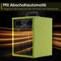 Tronitechnik Heizlüfter, 2000 Watt, grün, mit Tragegriff und Thermosteuerung.