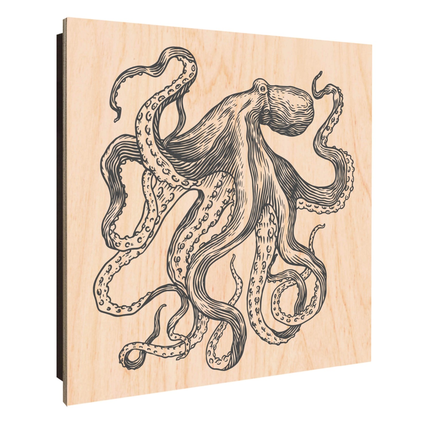 Banjado Großer Schlüsselkasten Holz 30x30cm Schwarz Scharnier Links 50 Hake günstig online kaufen