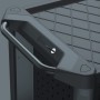 Detailaufnahme: Griff und Schloss des Wera Werkstattwagens 9700 Tool Rebel.