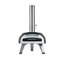Ooni Karu 2 Pizzaofen der 2. Generation, tragbarer Gasgrill mit Edelstahl-Design.