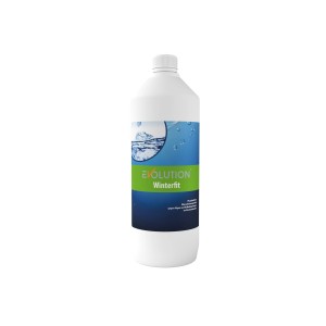 Flasche Evolution Winterfit, 1 Liter Winterkonservierer zur Algenbekämpfung im Pool.
