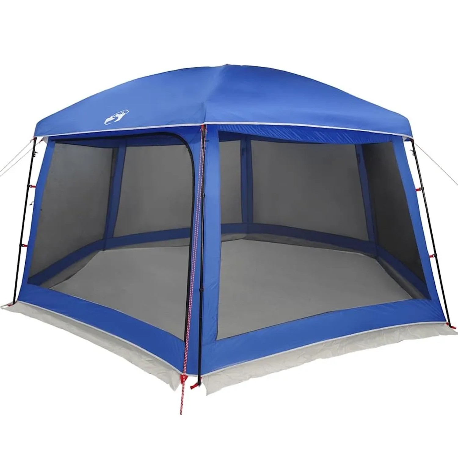 vidaXL Poolzelt mit Abnehmbarem Überzelt Netzwänden Azurblau 618x532cm 4100628_4