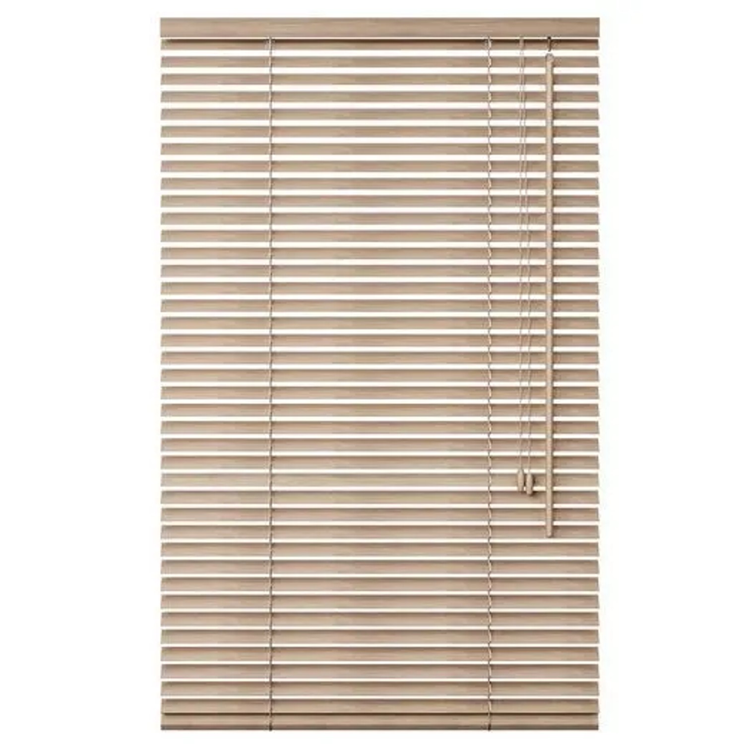Sekey Holzjalousie Ohne Bohren 90 cm x 160 cm 35mm Lamellen Eichenoptik