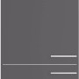 Optifit Hochschrank Ingvar420 für Kühlschrank, 60 cm, Anthrazit Matt. Vorratsschrank mit Stauraum.