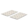 Zeller Herdabdeckplatten-Set Terrazzo, 2-teilig, bunt. Küchenhelfer mit Terrazzo-Muster.