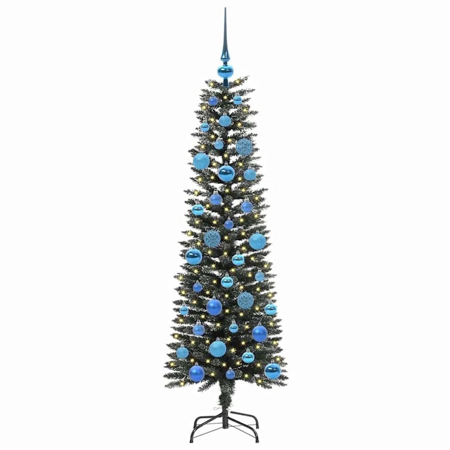 vidaXL Künstlicher Weihnachtsbaum mit 150 LEDs Grün 43 x 43 x 150 cm 3395935