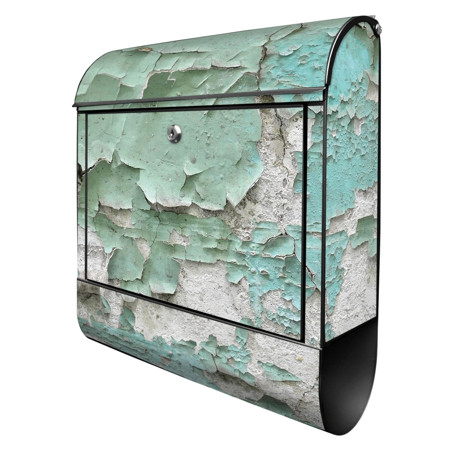 Banjado Design Briefkasten Schwarz Pulverbeschichtet 39x47x14cm 2 Schlüssel günstig online kaufen