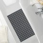 Graue Wenko Wanneneinlage Arinos (63x40 cm) in Badewanne, mit Anti-Rutsch-Struktur und Saugnäpfen.