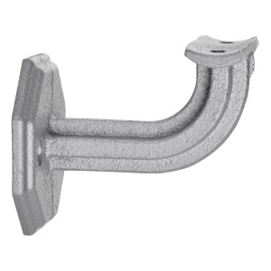 SOTECH Handlaufhalter RUSTICAL Silber Höhe 67 mm Ausladung 67,5 mm für Handläufe mit Ø 45 mm