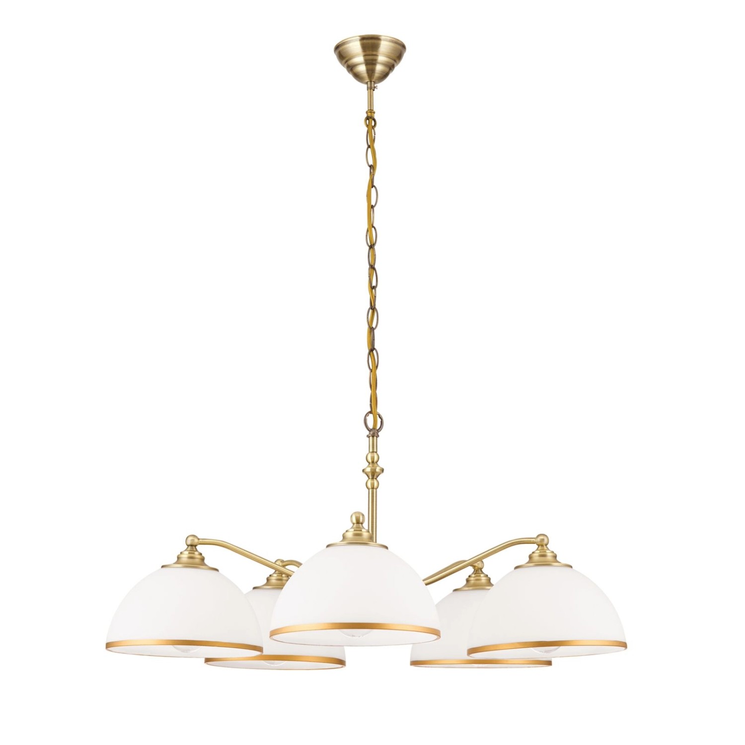 Orion Leuchten Hängeleuchte Old Style Ø 75 cm Antik Milchglas günstig online kaufen