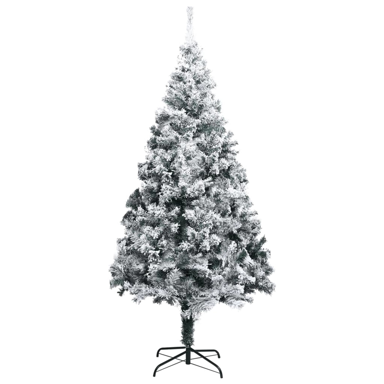 vidaXL Künstlicher Weihnachtsbaum Beschneit Grün 400 cm PVC