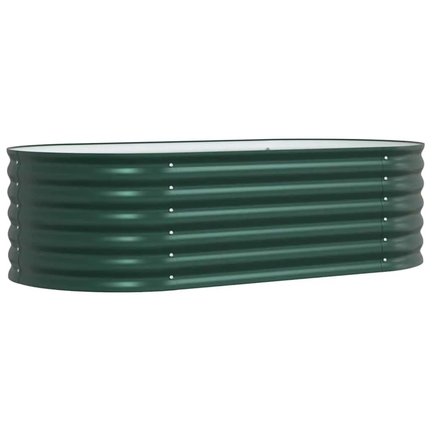 vidaXL Hochbeet Grün 160 x 80 x 44 cm Stahl 42008130